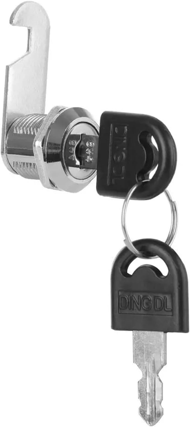 10/16/20mm Cam Lock for Door Cabinet Mailbox Drawer Cupboard with 2 Keys Hardware Accessory 1Pcs(A-30mm)