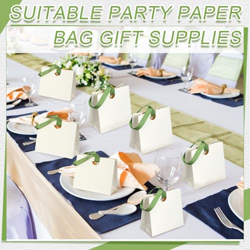 Mini sacs cadeaux de mariage avec poignée ruban pour anniversaire