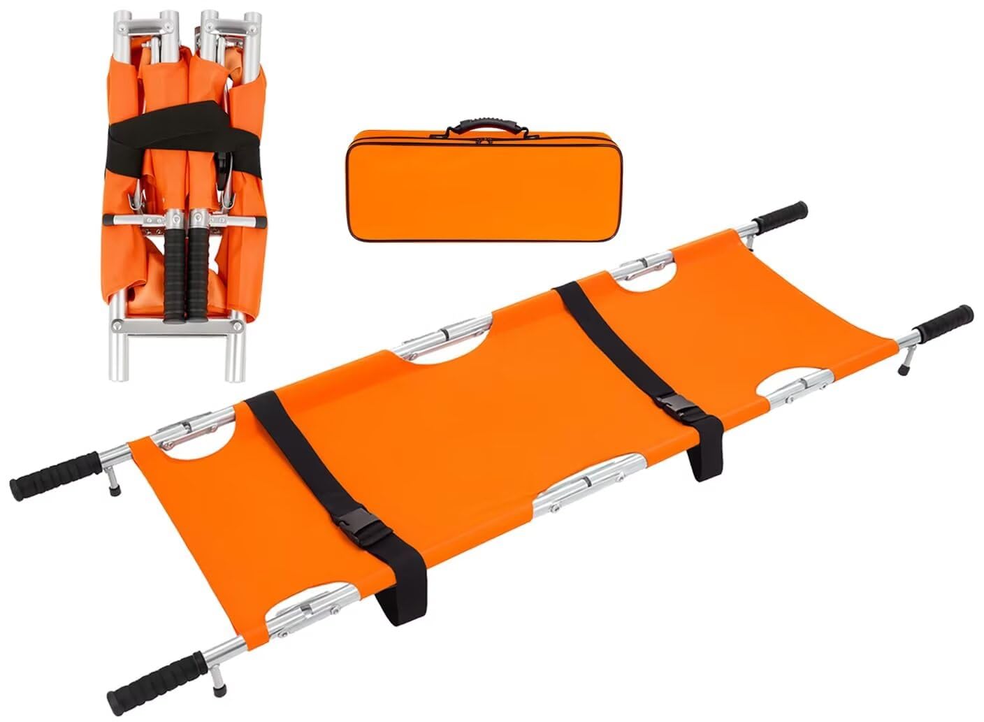 Amazon.co.jp: EastEamily ストレッチャー 折りたたみ 担架 4つ折り