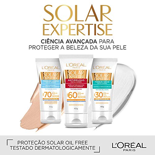Protetor Solar Facial com Toque Seco FPS 60 50g, L'Oréal Paris