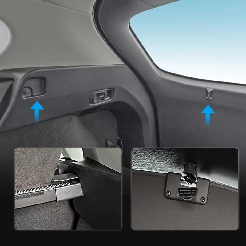 Cubierta de carga impermeable y retráctil para maletero de Mazda CX-5 6