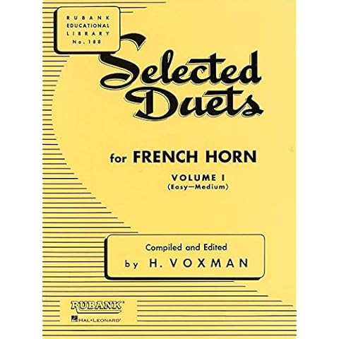 Selected Duets for French Horn: Volume 1 - Easy to Medium (Rubank Educational Library) Cover