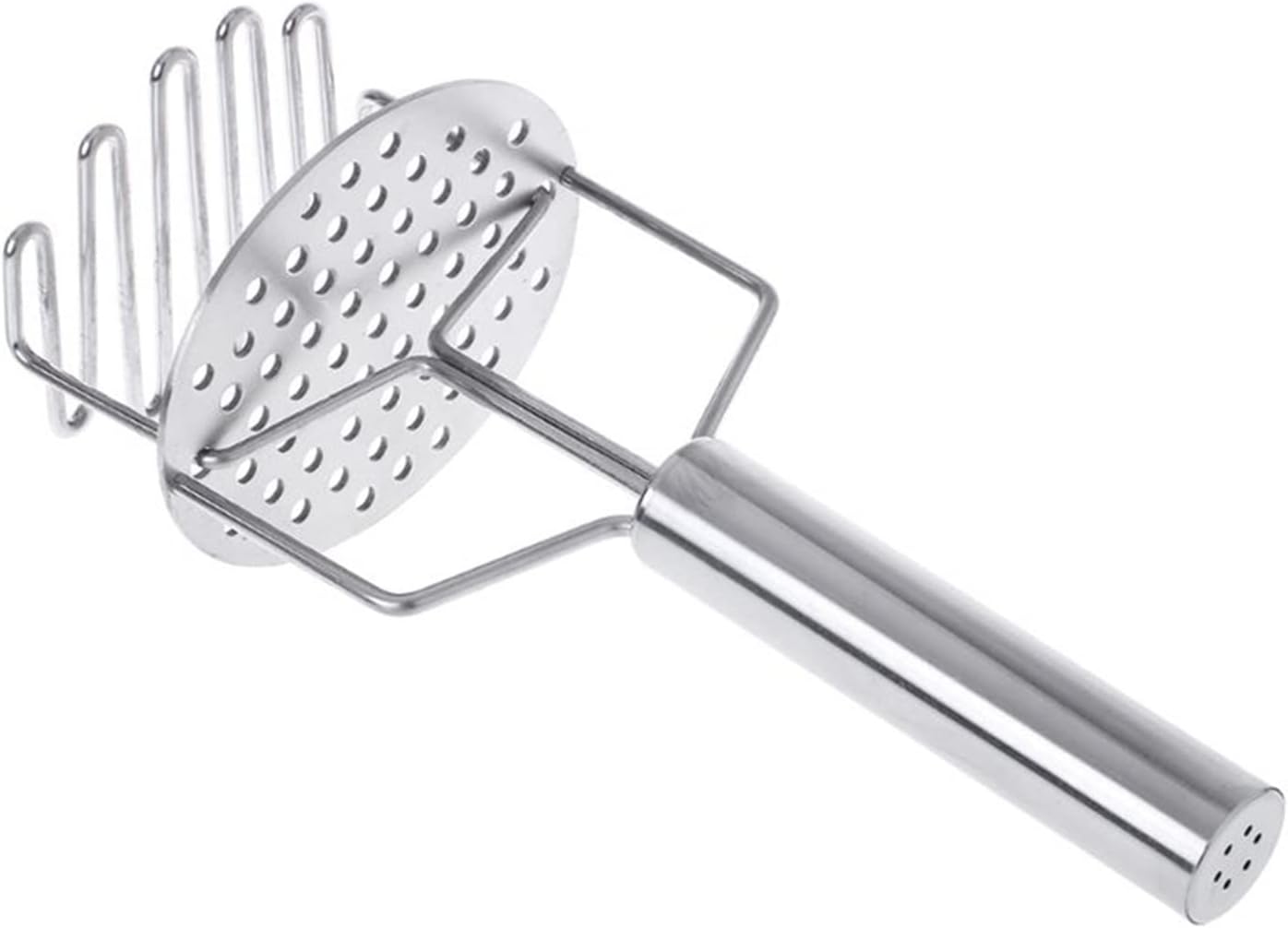 masher Stainless Steel Potato Masher Cutter Tool Wave Shape Potato Crusher Kitchen Gadget Tools Sweet Potato Masher Kitchen Accessories