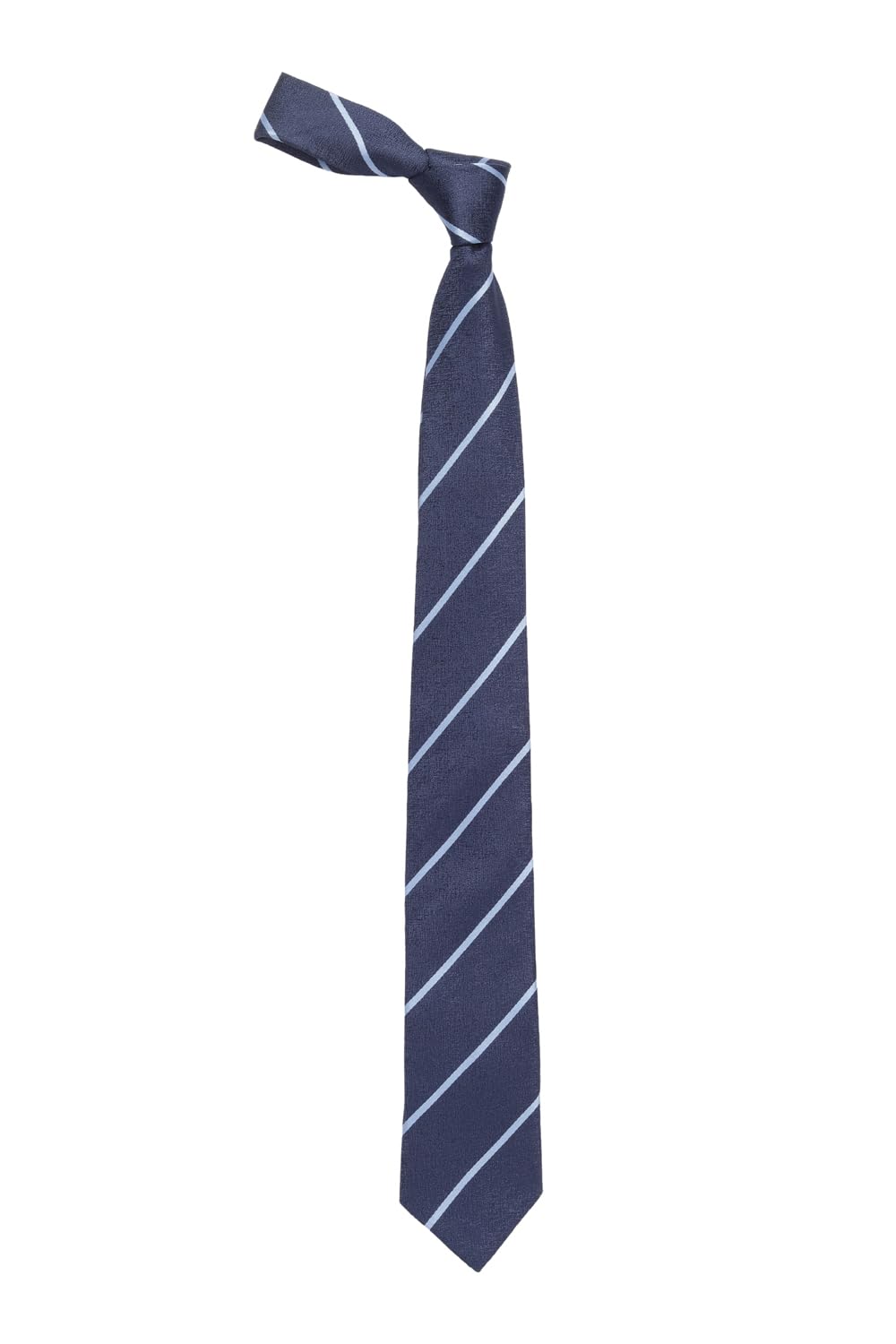 allen solly Men Navy Stripe Casual Tie-picture-12