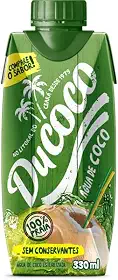 Água de Coco Ducoco - Caixa de 12 Unidades - Cada unidade possui um Volume de 330 ml