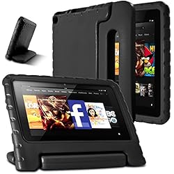 Amazon Protectores De Cama AFUNTA fuego 7 Caso 2015, ligero prueba del choque de la manija convertible soporte EVA Kids Case protectores de fuego del Amazonas tableta de 7 pulgadas de pantalla, 5ª generación 2015 Release Sólo