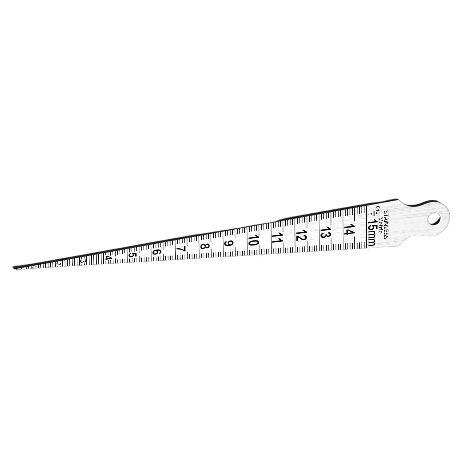 Tfaoys Ordinary1 Type Wedges Feeler Gauges Rulers With 0.1Mm Accuracy For Narrow Space Depth Checking Diameter Measurement Wedges Feeler Gauge