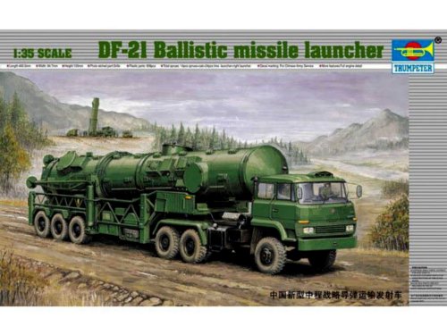 Trumpeter 1/35 Lanzamisiles Balísticos Chino DF21 en Camión miniatura 1