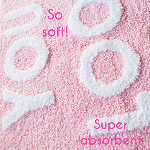 You Look Good Bath Mat Light Pink Blush Cute Bathroom Rugs For Girls Hello Gorgeous Peach Coral Beautiful Funny Shower Fun Bathroom Decor Non-Slip Washable Kids Women #TOP3