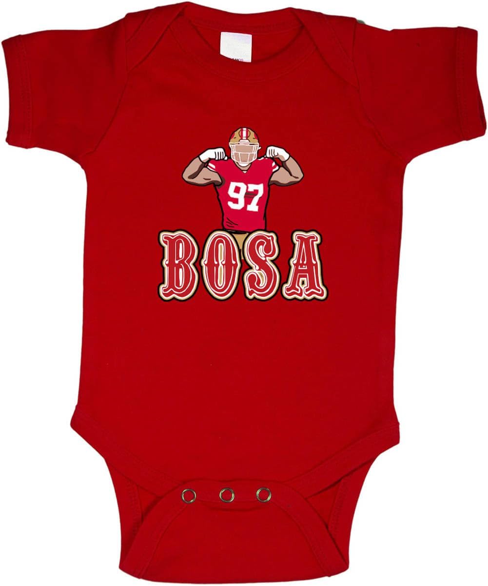Nick Bosa San Francisco Flex Baby 1 Piece Short Sleeve