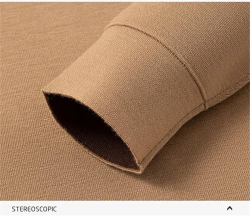 Men's Imitation Wool Thickened Warm Anti-Pilling Solid Color Daily Wool Sweater3