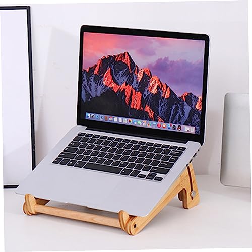 Soporte ajustable para notebook SHOWERORO madera miniatura 6