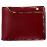 [ミラグロ] タンポナート レザー 21ポケット二つ折り財布 (財布 メンズ 折り財布 大容量 ブランド 本革 革 クリスマス 父の日 春財布) cas2108 (バーガンディ)