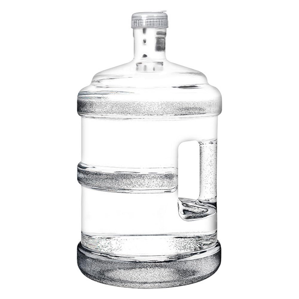 Water Dispenser Bottle 5L/3L Camping Water Containers Pure Water Bucket Mineral Water Barrel Portable Water Container Pure Water Bottle with Handle (White 5L (1-2 people))