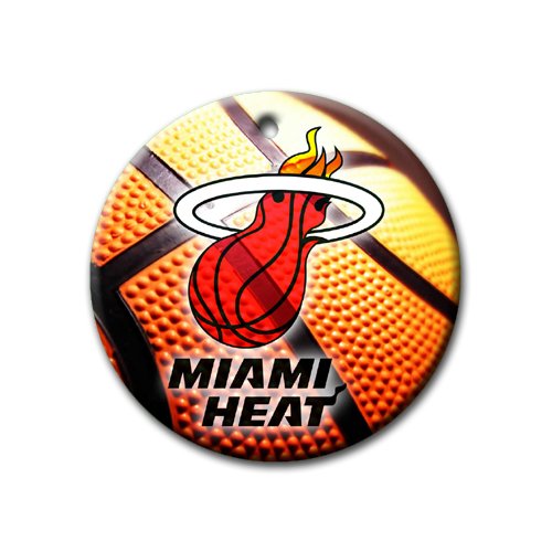Heat Basketball Ornament round
