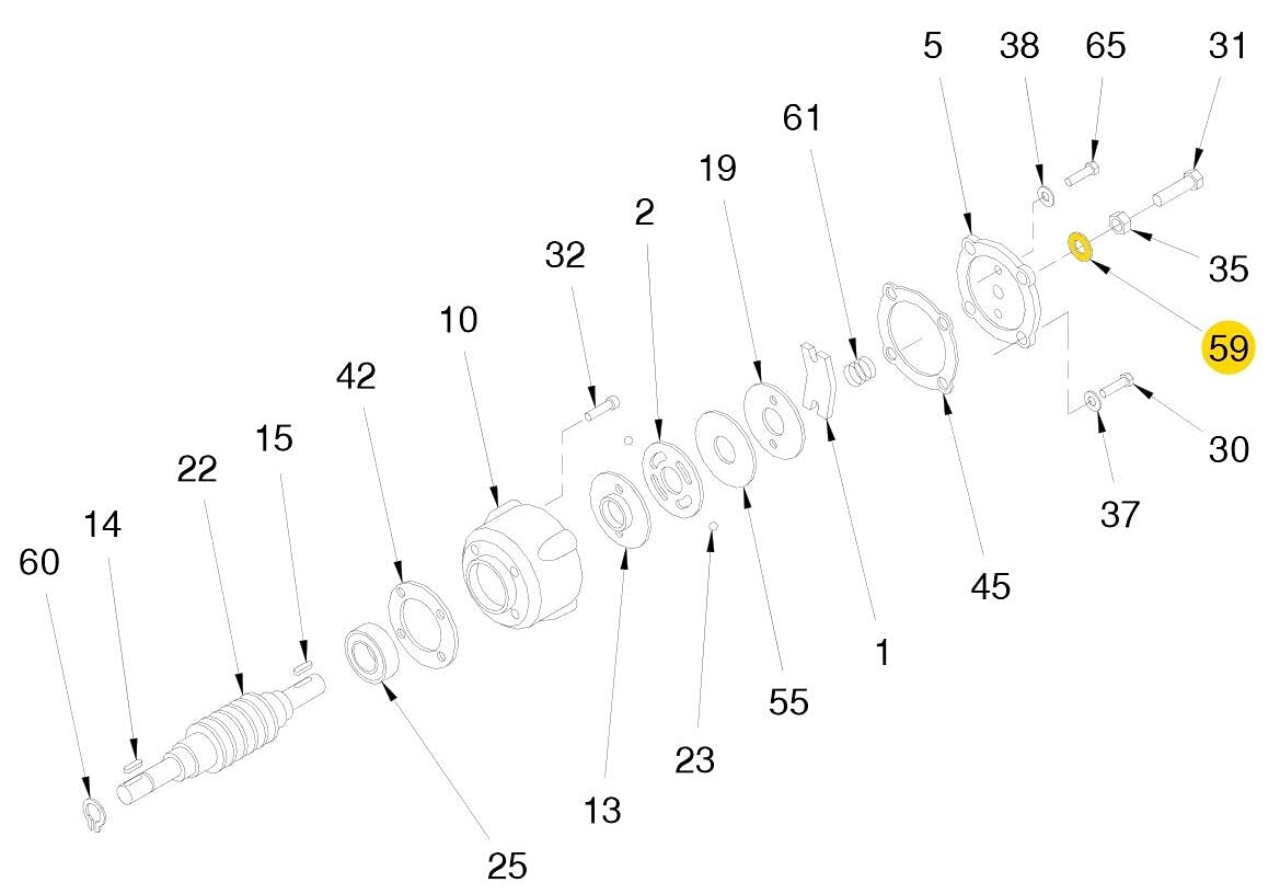 Auto Crane SEAL-3/8 THRD,BRK Cover,Parker#7500