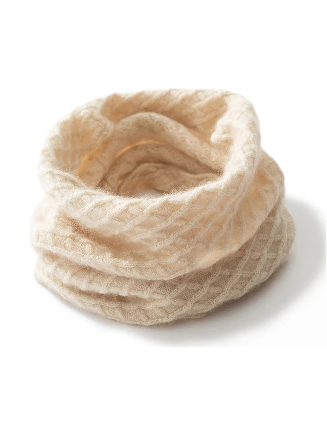 Bufanda unisex de invierno casual para exteriores, de punto, color sólido, cómoda, de cachemira, universal, calentador de cuello
