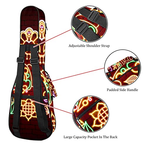 Housse de transport pour ukulélé ténor soprano – 58,4 cm – 10 mm d’épaisseur – Douce et rembourrée – Sangles réglables - Les Beatles, Paul McCartney, John Lennon, RIngo Starr, George Harrison Housse de transport pour ukulélé ténor soprano - 58,4 cm - 10 mm d'épaisseur - Douce et rembourrée - Sangles réglables – Image 4