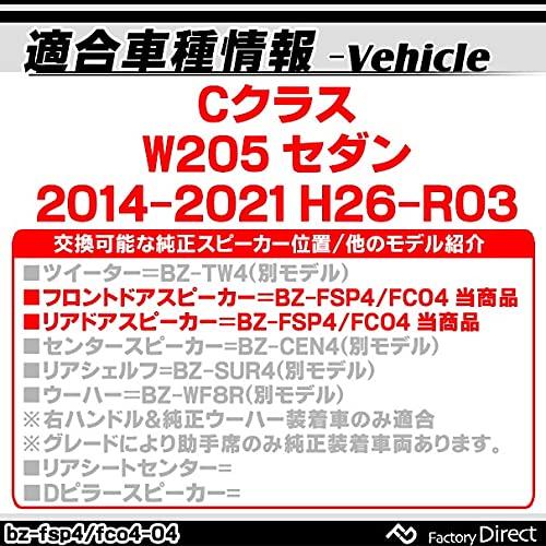 Amazon.co.jp: ファクトリーダイレクト ベンツ用スピーカー fd-bz-fsp4