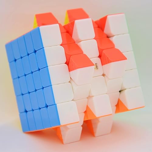 Miniatura 4 de Bukefuno Yuxin Little Magic - Cubo magnético de velocidad mágico de 5 x 5 pulgadas, YuXin Little Magic M de 5 x 5 x 5 pulgadas, cubo mágico sin