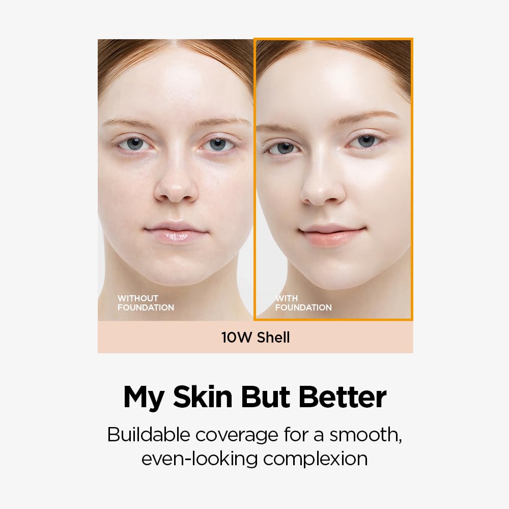Skin Nuder Cushion | Korean Makeup, Refill Included, SPF 50 (21 Medium)