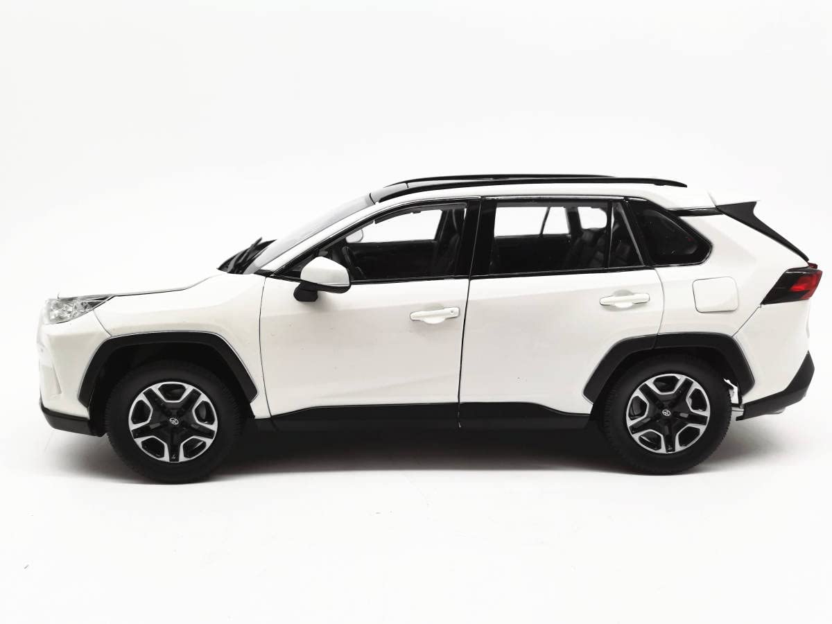 Amazon | 1/18 ミニカー RAV4 2019 白3 | ミニカー・ダイキャストカー