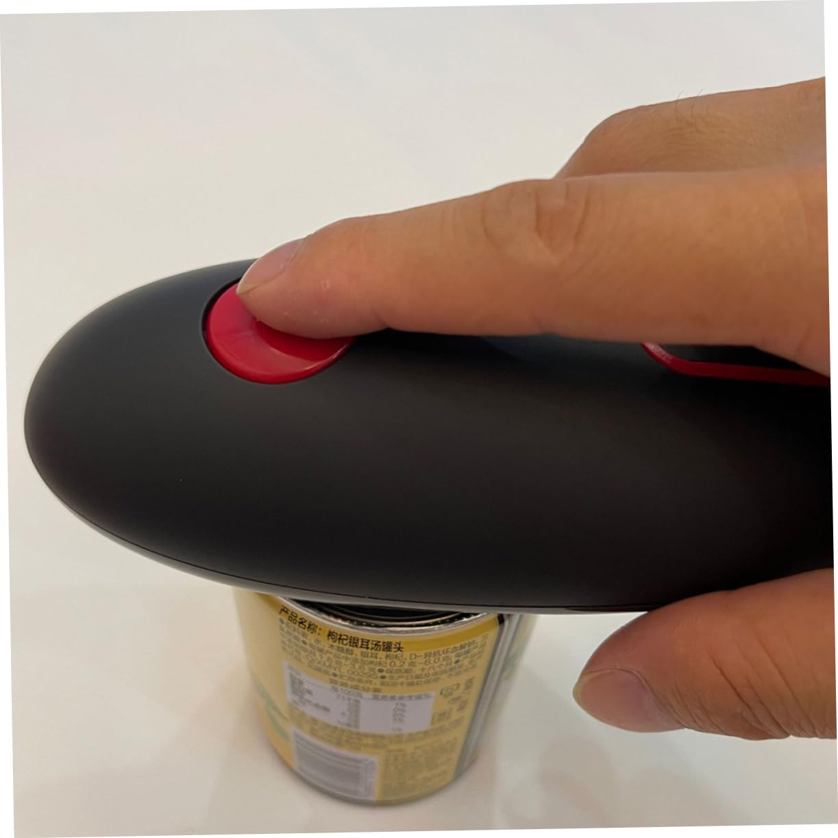 LABRIMP Abridor de Frascos y Abrelatas Eléctrico para Cocina, Apertura Automática, Ligero y Portátil, Acero Inoxidable y Abs, Uso Doméstico