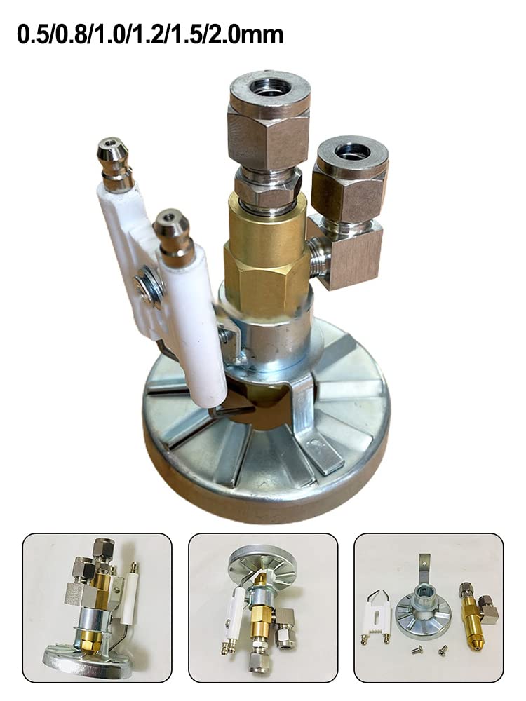 Buse de brûleur à huile usée avec siphon de pulvérisation - Électrode de 0,5 à 2,0 mm (2,0 mm)