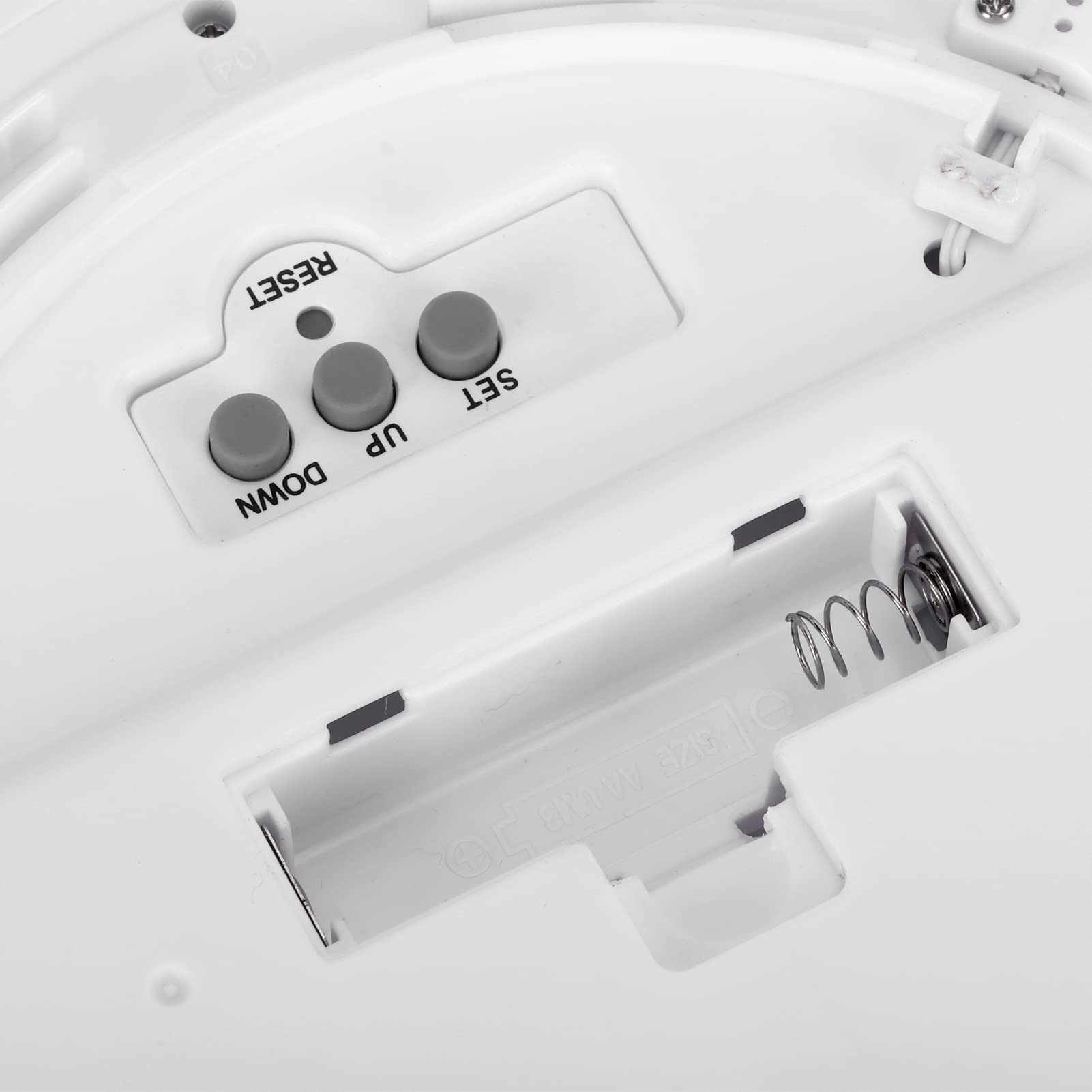 SPORTARC Horloge de salle de bain numérique étanche avec ventouse et support pour trou de suspension