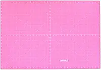 Base Para Corte De Tecidos Rosa 90Cm X 60Cm Círculo