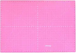 Base Para Corte De Tecidos Rosa 90Cm X 60Cm Círculo