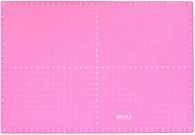 Base Para Corte De Tecidos Rosa 90Cm X 60Cm Círculo