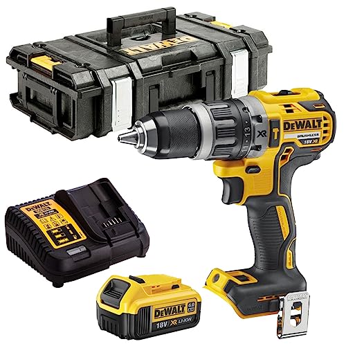 DEWALT DCD796N 18V Brushless Combi Drill 1 x 4.0Ah Battery Charger & Case