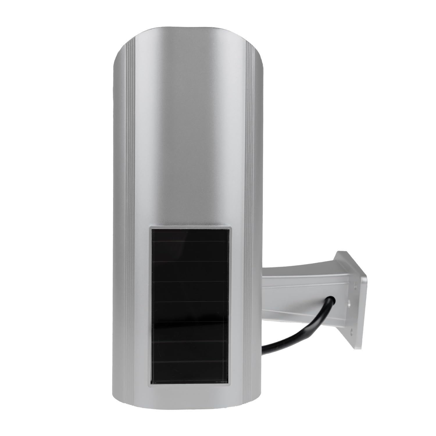 Maclean 4-Pack Realistyczny Solarny Atrapa Kamery Bezpieczeństwa z Migającą Diodą LED – Wodoodporny Model Atrapy Kamery CCTV Do Użytku Wewnątrz i Na Zewnątrz, Łatwa Instalacja
