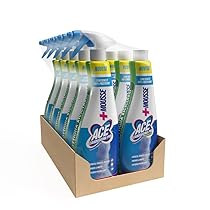 ACE Candeggina Più Spray+Mousse Fresco Profumo – Spray Igienizzante e Sgrassante per Superfici Casa e Bucato Bianco, Rimuove Germi, Batteri, Macchie di Muffa, Pulizia Profonda, Confezione 10 flaconi