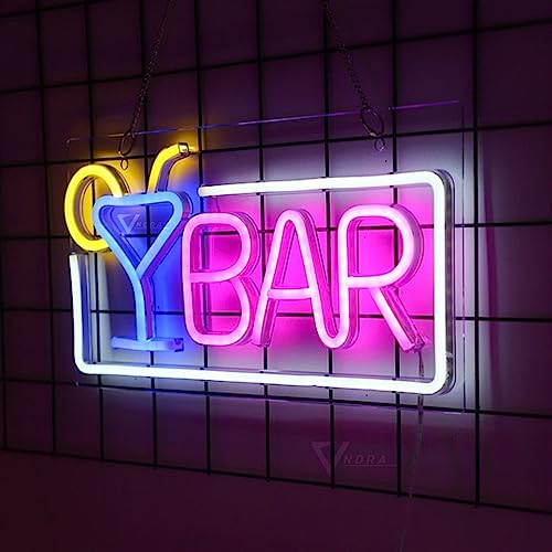 Image of VNDRA Neon Sign Premium Acrylic & Bar decoration Led Signs, Neon Bar Signs for Home, Pub, Party Wall Decor & Home Restaurants LED, shops club. (PURPLE)