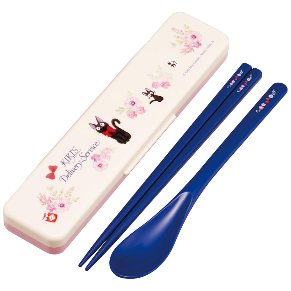 Kiki's Delivery Service Chopsticks Spoon Set 7.1in Case Made in Japan