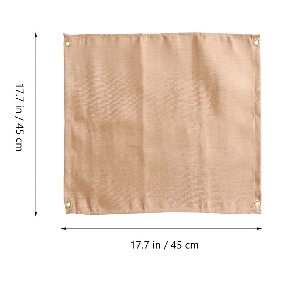 2pcs Bbq Fireproof Cloth Fire Resistance Blanket Blanket Camping Insulation Pad Fire Resistance Cloth Barbecue Insulation Pad Bbq Retardant Blanket Insulation Mat