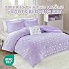 Intelligent Design Rosalie Overfilled Down Alternative Hypoallergenic All Season Bedding-Set, Twin/Twin XL, Purple/Silver #1