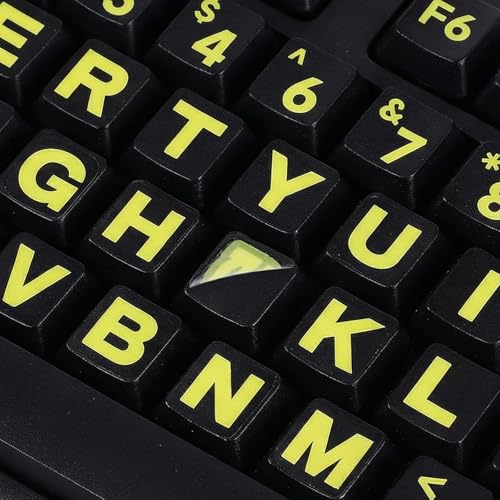 Pegatinas Grandes para Teclado en Inglés Heclia Universal miniatura 1