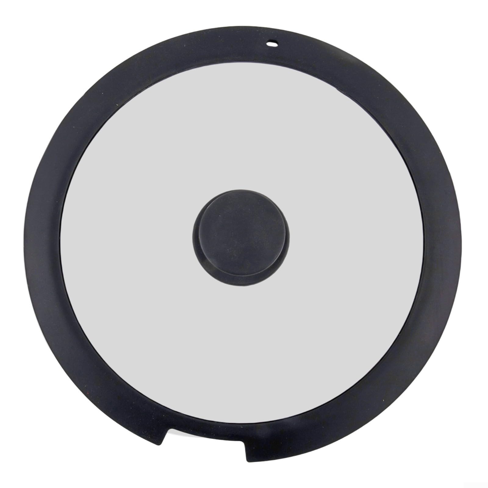 Heat Resistant Silicone Pot Lid Featuring Tempered Glass View Window And Cool Touch Handle White(A 26CM) โ image 1