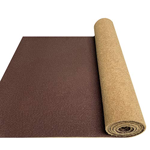 ZGR Runner Rug 4 ft x 9 ft Carpet Runners, Indoor/Outdoor Hallway Kitchen Entryway Bedroom Area Rugs with Natural Non-Slip Rubber Backing, Garage mat, Sand, Custom