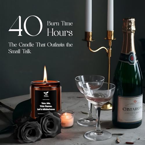 Image of Black Oudh & Rose Soy Candle, 180g, 100% Natural Soy Wax, Hand-Poured Aromatherapy Jar Candle, Essential Oil Scent, 40+ Hour Clean Burn, Gift for Home Decor & Self-Care