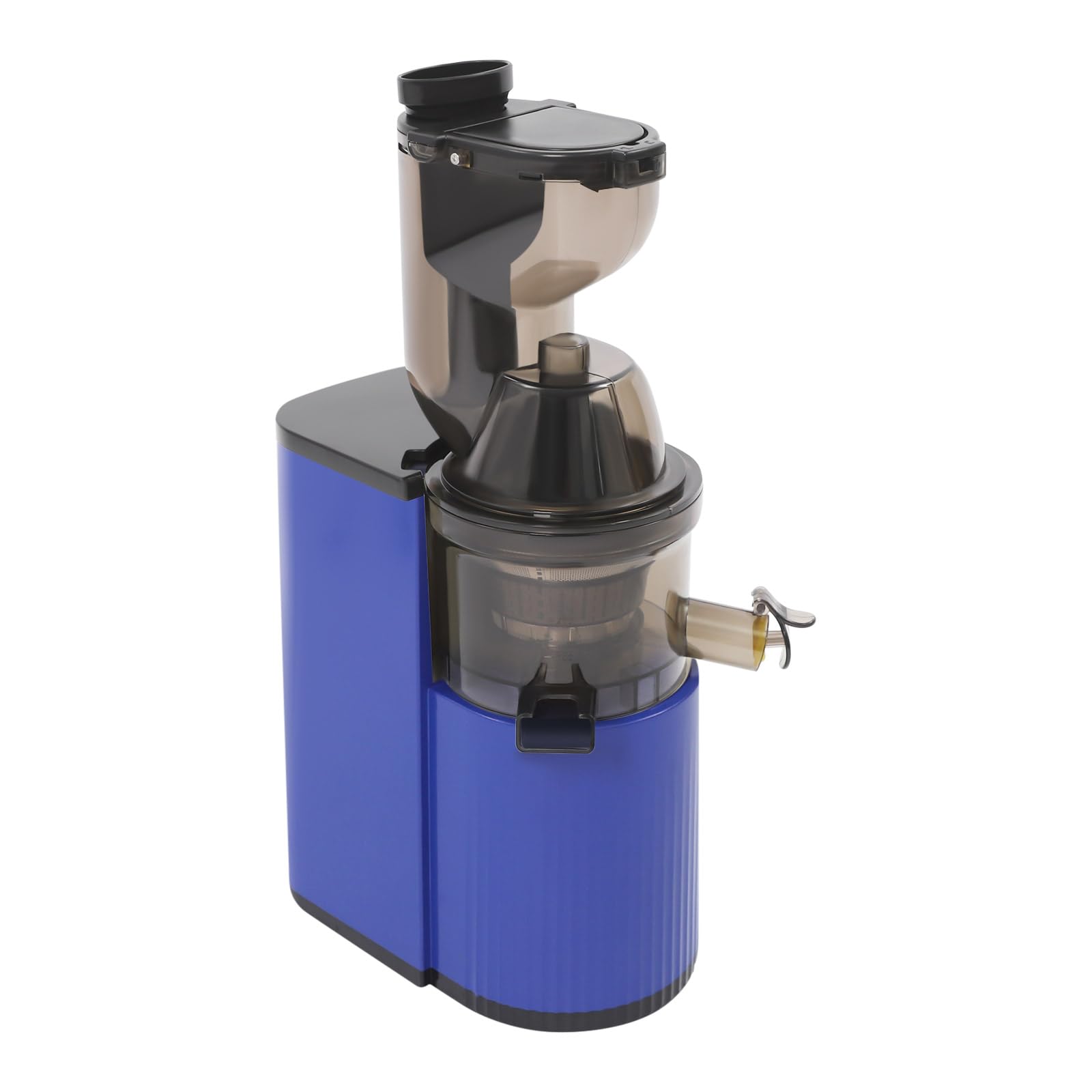 WooDerson Spremiagrumi per frutta e verdura a spirale, 800 W, spremiagrumi elettrico 500 ml, spremiagrumi elettrico per frutta, verdura (blu)