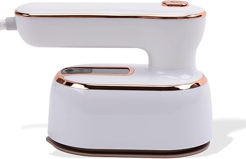 Mini plancha de vapor, plancha de viaje para ropa, plancha portátil húmeda y seca, negocios de viajes a casa con versión mejorada de la mini plancha