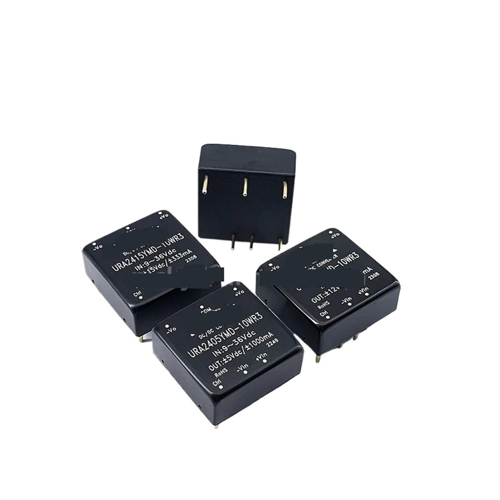 Convertisseur DCDC URA2405YMD-10WR3 double sortie ±5V ±12V ±15V ±24V alimentation isolée 24V
