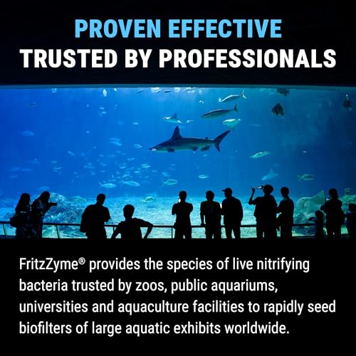 Image of Fritz Aquatics FritzZyme 7 Live Nitrifying Bacteria Naturally Removes Amonia & Nitrite for Freshwater Fish (16-Ounce)