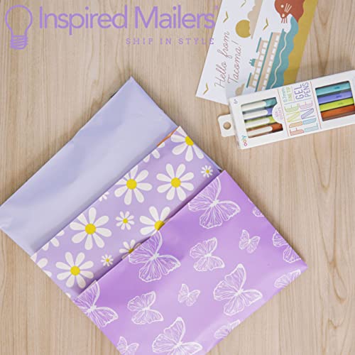 Image of Inspired Mailers - Poly Mailers 6x9 - 20 Pack - Lavender Purple Poly Mailers - Package Envelopes - 6x9 Poly Mailers Poly Bags - Packaging Bags - Poly Mailer 6x9