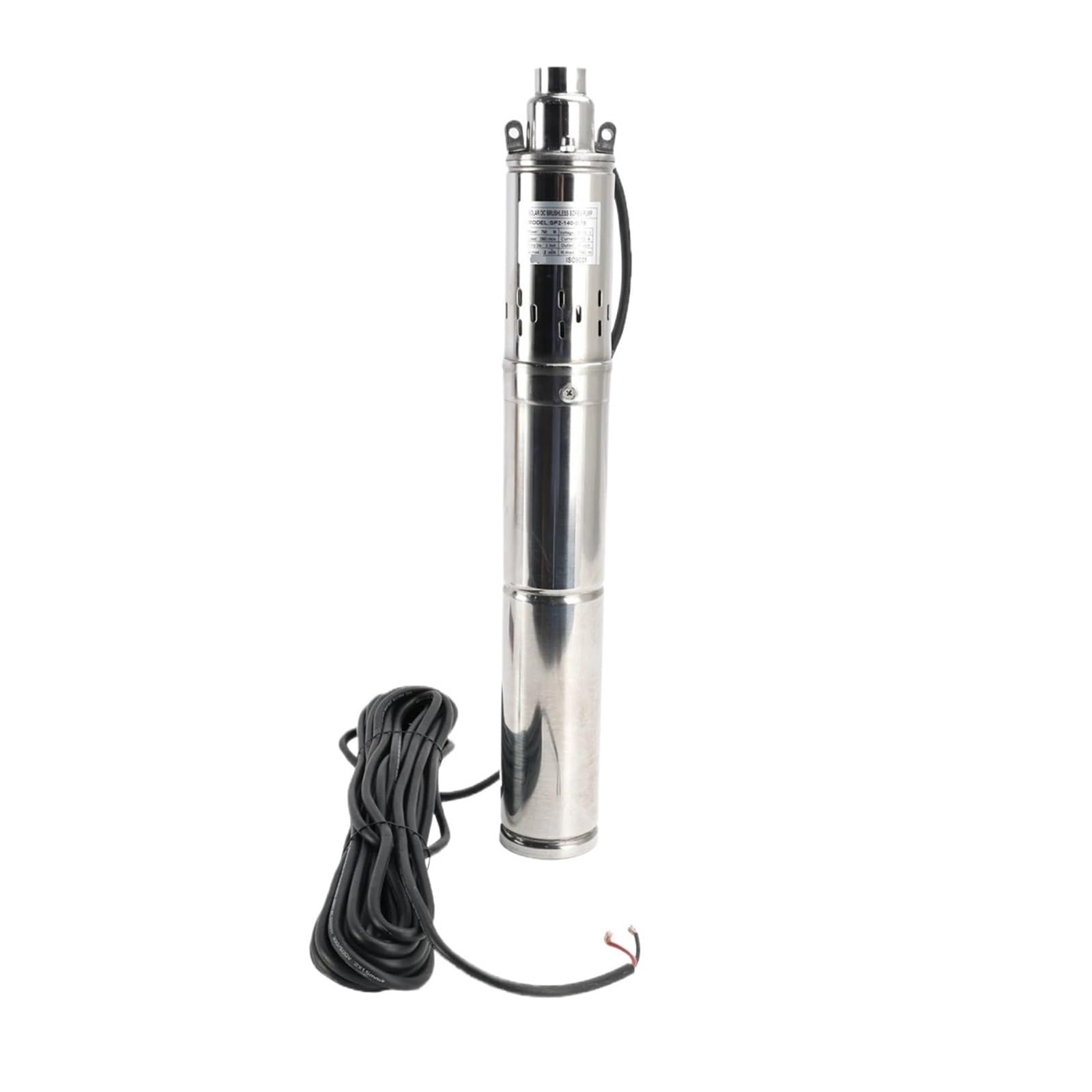 Gdbagkdqk One Color 3" 48V 750W Screw Solar Bore Pump Submersible Deep Well Maximum Head 140M Powerful Water Flow