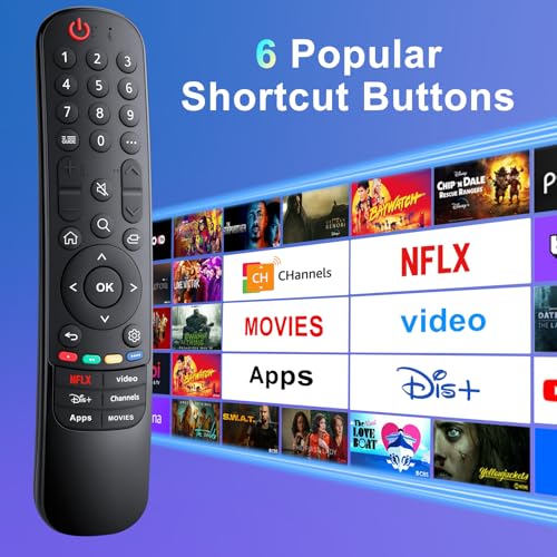 Image of Universal for LG Smart TV OLED QNED UHD NanoCell Webos 4K 8K Magic Remote Control Replacement, 1 Year Warranty